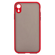 Чехол-накладка - PC041 для "Apple iPhone XR" (red/black)