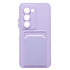 Чехол-накладка - SC337 с картхолдером для "Xiaomi Redmi 15 4G" (light violet)