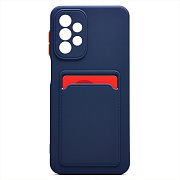 Чехол-накладка - SC315 с картхолдером для "Samsung SM-A235 Galaxy A23 4G" (dark blue) (214464)