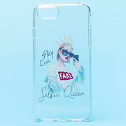 Чехол-накладка - SC226 для "Apple iPhone 7/iPhone 8/iPhone SE 2020" (005) (прозрачный)