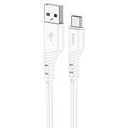 Кабель USB - Type-C Hoco X97 Crystal 18W 100см 3A  (white)
