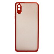 Чехол-накладка - PC041 для "Xiaomi Redmi 9A/Redmi 9i" (red/black)
