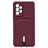 Чехол-накладка - SC304 с картхолдером для "Samsung SM-A336 Galaxy A33 5G" (bordo) (208756)