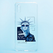 Чехол-накладка - SC226 для "Xiaomi Redmi 9A/Redmi 9i" (002) (прозрачный)