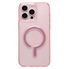 Чехол-накладка - SM050 SafeMag для "Apple iPhone 15 Pro Max" (pink)