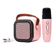 Портативная акустика - K12 с микрофоном 10W (pink)