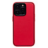 Чехол-накладка - PC084 экокожа для "Apple iPhone 14 Pro" (red) (219681)