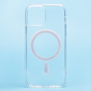 Чехол-накладка - SM006 SafeMag для "Apple iPhone 12" (прозрачный)