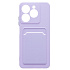 Чехол-накладка - SC337 с картхолдером для "Realme C61 4G Global" (light violet) (236993)