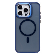 Чехол-накладка - SM026 SafeMag для "Apple iPhone 15 Pro Max" (dark blue) (232152)