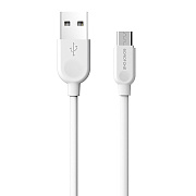 Кабель USB - micro USB Borofone BX14 12W 100см 2,4A  (white)