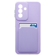 Чехол-накладка - SC337 с картхолдером для "Samsung Galaxy A17 4G" (light violet) (241654)