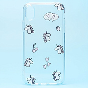 Чехол-накладка - SC224 для "Apple iPhone XR" (002) (прозрачный)