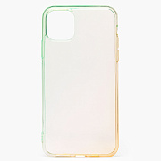 Чехол-накладка - SC169 для "Apple iPhone 11 Pro Max" (green/gold)