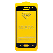 Защитное стекло Full Screen Brera 2,5D для "Samsung SM-J120 Galaxy J1 2016" (black) (black)