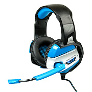 Компьютерная гарнитура Dialog HGK-37L Gan-Kata (black/blue) игровая