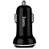 Адаптер Автомобильный Hoco Z1 2USB/5V/2.1A (black)