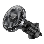 Держатель автомобильный Borofone магнитный BH122 Profit SafeMag в дефлектор (black metal gray)