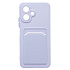 Чехол-накладка - SC337 с картхолдером для "Tecno Spark Go 2" (light violet) (241041)