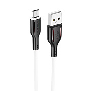 Кабель USB - micro USB Borofone BX63 12W 100см 2,4A  (black/white)