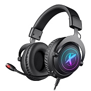 Компьютерная гарнитура Defender Cosmo PRO игровая (объемный звук 7.1 RGB) (black)