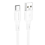 Кабель USB - Type-C Borofone BX80 12W 100см 2,4A  (white)