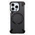 Чехол-накладка - SMZ09 Carbon SafeMag для "Apple iPhone 16 Pro" (black)