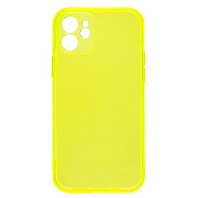 Чехол-накладка - SC344 для "Apple iPhone 12" (transparent/yellow) (232056)