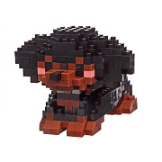Конструктор - "Pet series" собака (2) (black/brown)