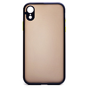 Чехол-накладка - PC041 для "Apple iPhone XR" (dark blue/black)