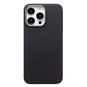 Чехол-накладка Cellis SM009 POSH KEVLAR SafeMag для "Apple iPhone 14 Pro Max" (black)