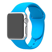 Ремешок - ApW Sport Band Apple Watch 38/40/41 mm силикон на кнопке (L) (sky blue)