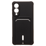 Чехол-накладка - SC304 с картхолдером для "Samsung Galaxy S25 Edge" (black) (240407)