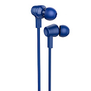 Проводные наушники с микрофоном внутриканальные Hoco M86 Jack 3,5  (blue)