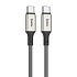 Кабель Type-C - Type-C Hoco X66 60W 100см 3A  (gray)