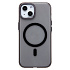 Чехол-накладка - SM039 SafeMag для "Apple iPhone 13/iPhone 14" (black/transparent) (238605)