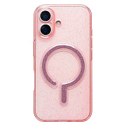Чехол-накладка - SM050 SafeMag для "Apple iPhone 16" (pink)