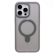 Чехол-накладка - SM088 SafeMag  для "Apple iPhone 15 Pro Max" (grey)