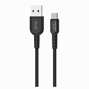 Кабель USB - micro USB budi 192M  120см 2,4A  (black)