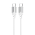 Кабель Type-C - Type-C Borofone BX108 PD 60W 100см 3A  (white)