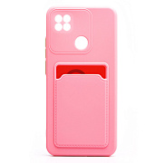 Чехол-накладка - SC315 с картхолдером для "Xiaomi Redmi 9C" (pink)
