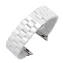 Ремешок - ApW Apple Watch 42/44/45/49 mm керамический раскладывающаяся застежка (003) (white)