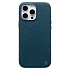 Чехол-накладка Cellis SM030 SafeMag для "Apple iPhone 16 Pro Max"Натуральная кожа зернистая (dark blue) (237482)