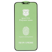 Защитное стекло Full Screen RORI 2,5D Ceramics для "Apple iPhone 13 Pro Max/iPhone 14 Plus" матовая (black)