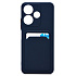 Чехол-накладка - SC337 с картхолдером для "Xiaomi Redmi 13 4G" (dark blue) (233766)