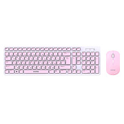 Беспроводной набор Smart Buy SBC-250288AG-WP мембранная клавиатура+мышь (pink/white)