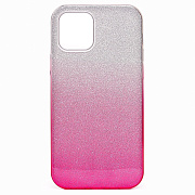 Чехол-накладка - SC097 Gradient для "Apple iPhone 12 Pro Max" (pink/silver)
