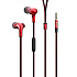 Проводные наушники с микрофоном внутриканальные Hoco M30 Glaring universal Jack 3,5  (red)