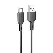 Кабель USB - Type-C Borofone BX70 18W 100см 3A  (black)