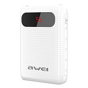 Внешний аккумулятор Awei P27K 8 400mAh Micro USB/USB*2 (white)